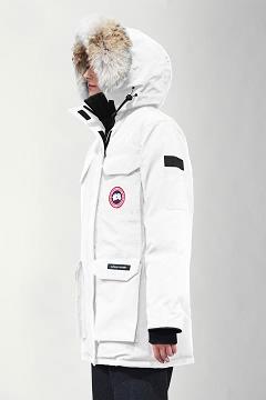 Chamarras Canada Goose Mujer Mexico - Expedition Abrigos Blancos ND9526830